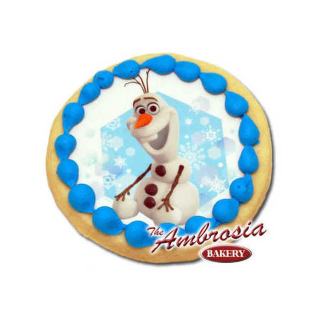 Disney FROZEN - Olaf in Snow Edible Image® Cookie
