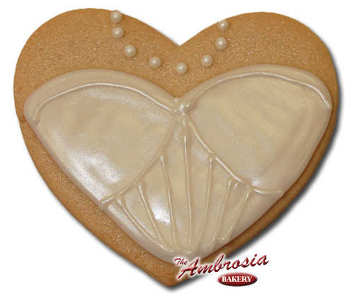 Wedding Dress #3 Cut-Out Cookie