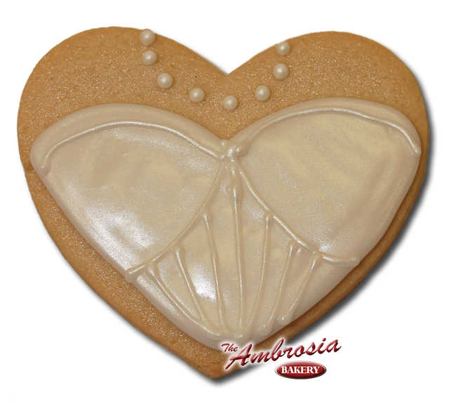 Wedding Dress #3 Cut-Out Cookie