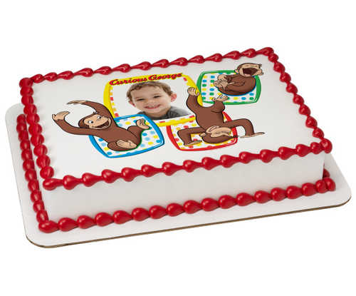 Curious George® Monkeying Around PhotoCake® Frame