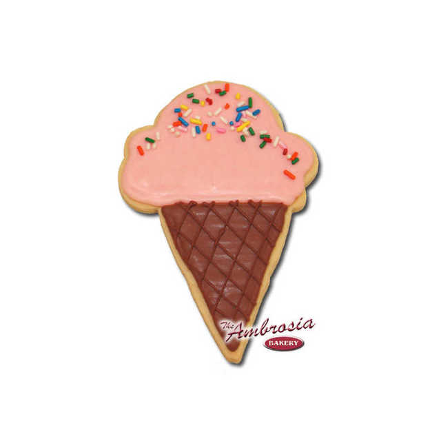 Ice Cream Cone Cut-Out Cookie