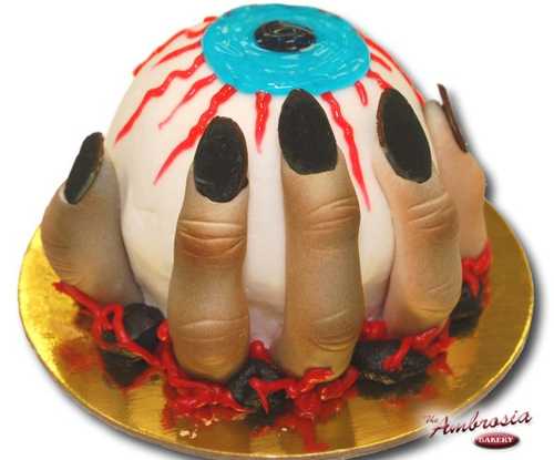 Cupcake Eyeball in Hand