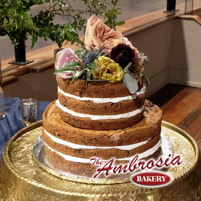 2 Tier Naked Cookie Cake