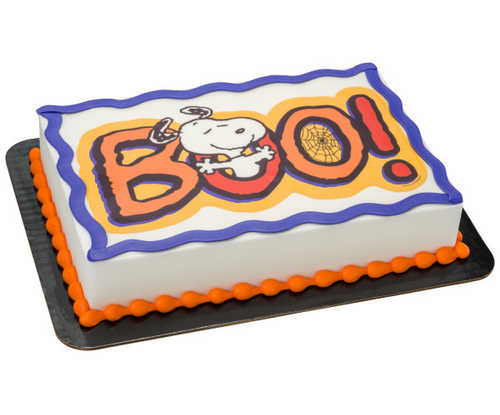Peanuts® Boo! PhotoCake® Image