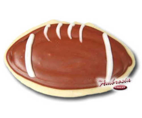Football Cut-Out Cookie