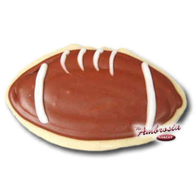 Football Cut-Out Cookie