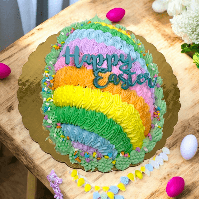 Large Easter Egg Cake 