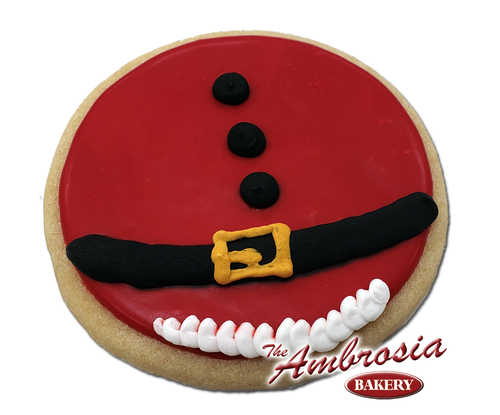 Santa Belly Cut-Out Cookie