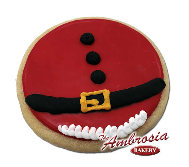 Santa Belly Cut-Out Cookie