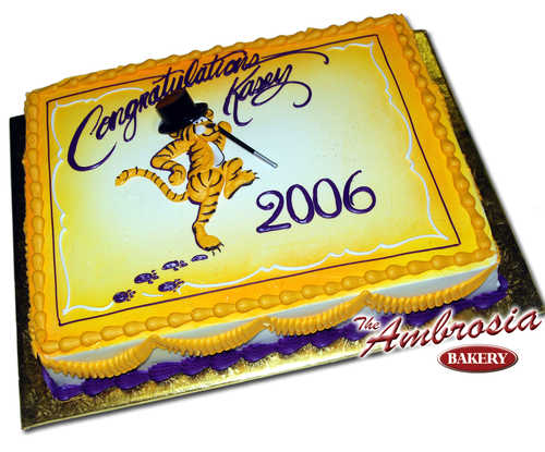 Dancing Tiger Cake with Top Hat