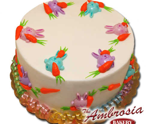 Easter Bunny's with Piped Carrots