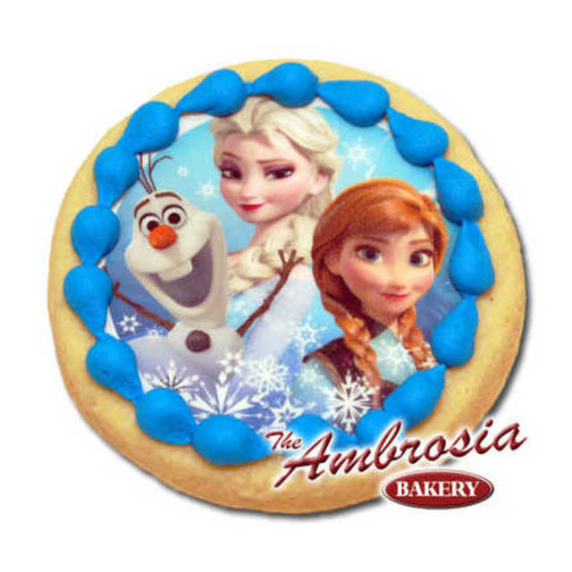Disney FROZEN - Olaf, Elsa and Anna, Edible Image® Cookie
