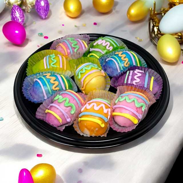 Small Easter Egg Petit Four Tray
