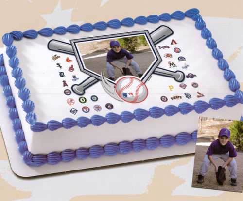 MLB - Baseball Diamond PhotoCake®
