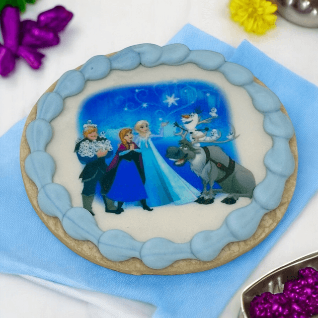 Disney FROZEN Northern Lights Edible Image PhotoCake® Cookies (12 Cookies)