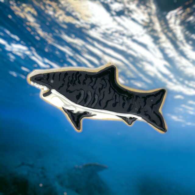Tiger Shark Cutout Cookies (12)