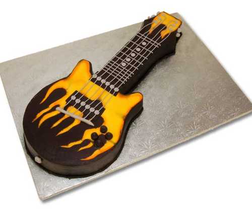 Cut-Out Electric Guitar