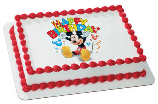 Disney Mickey Mouse and Friends - Happy Birthday! PhotoCake®