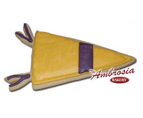 Pennant Cut-Out Cookie