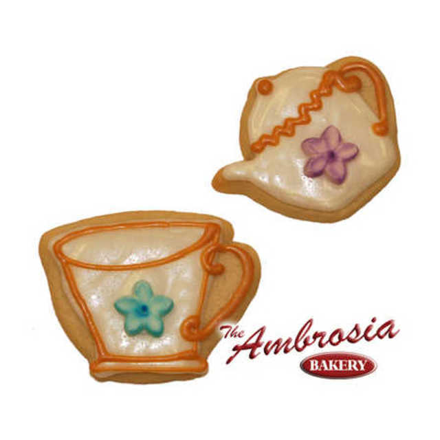 Tea Pot and Cup Cut-Out Cookies