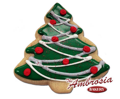 Christmas Tree Cut-Out Cookie