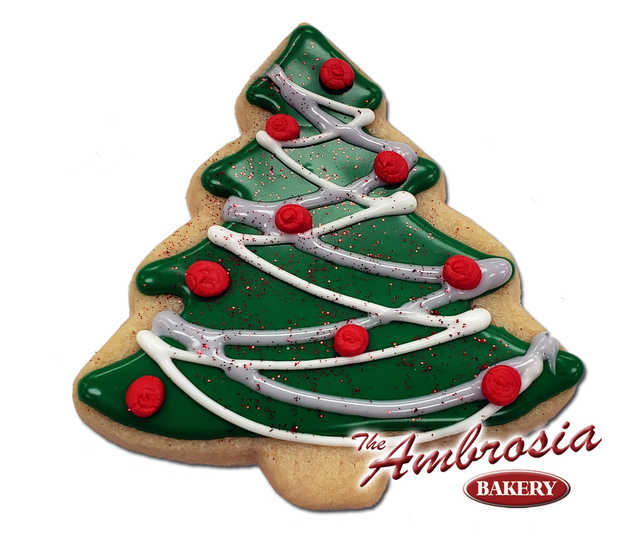 Christmas Tree Cut-Out Cookie