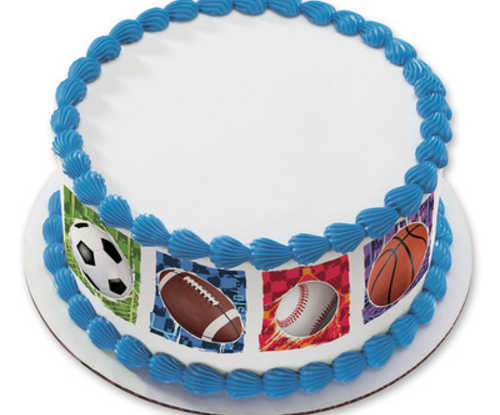 All Star PhotoCake® Image Strips Cake