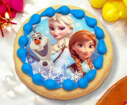 Disney Frozen Olaf, Elsa and Anna Edible Image PhotoCake® Cookie (12 Cookies)
