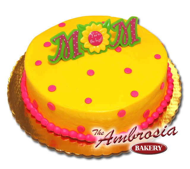 Happy Mother's Day Yellow with Polka Dots