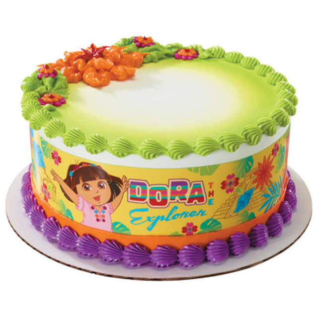 Dora the Explorer Plaza Del Sol PhotoCake® Image Strips