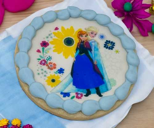 Disney Frozen Beautiful Sisters - PhotoCake® Edible Image Cookies (12 Cookies) 
