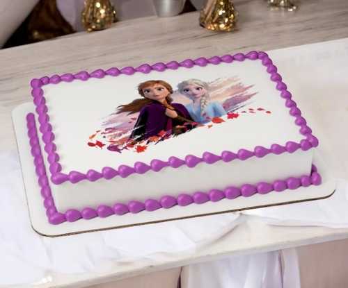 Disney Frozen II Elsa and Anna PhotoCake® Edible Image®