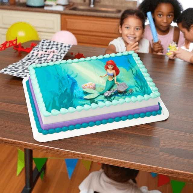 Disney Princess Ariel Colors of the Sea PhotoCake® Edible Image® DecoSet® Background