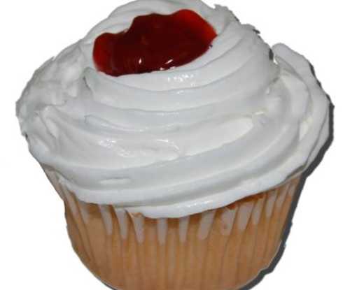 Sugar Free Cup Cake with Cherry