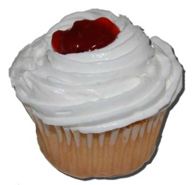 Sugar Free Cup Cake with Cherry