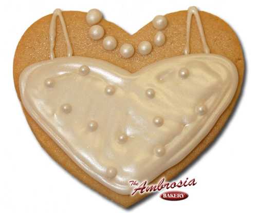 Wedding Dress #1 Cut-Out Cookie