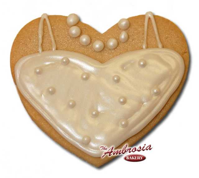 Wedding Dress #1 Cut-Out Cookie