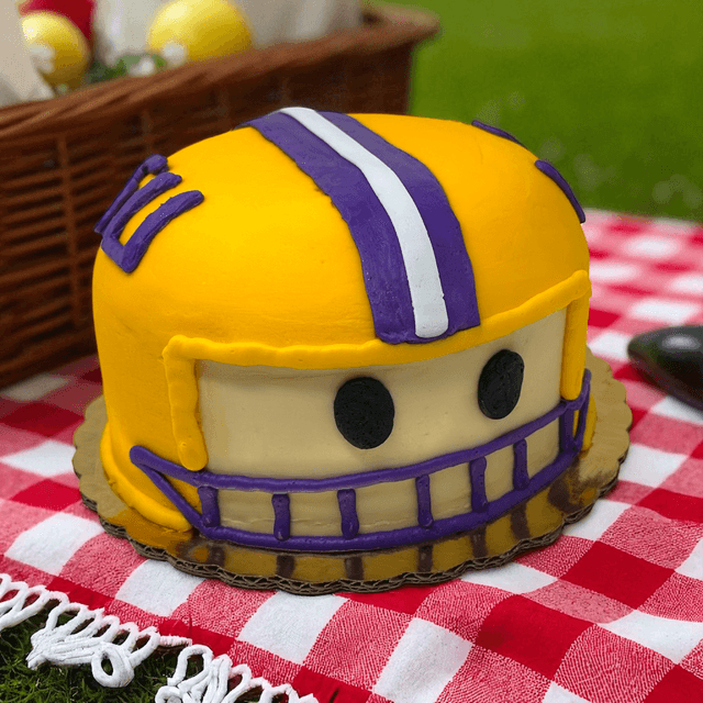 Geaux Tigers Helmet Cake