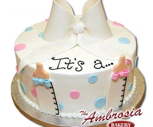 It's a... Baby Reveal Shower Cake