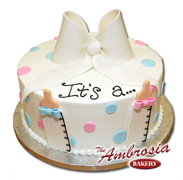 It's a... Baby Reveal Shower Cake