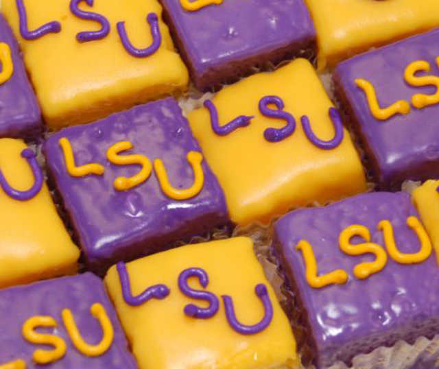 Petit Four - Purple and Gold - Dozen