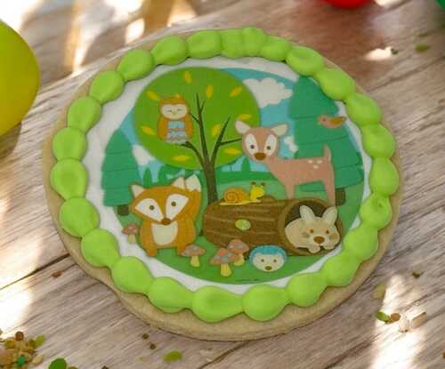 Woodland Buddies Edible Image PhotoCake® Cookies (12 Cookies)