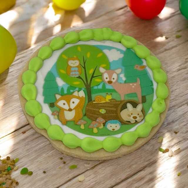 Woodland Buddies Edible Image PhotoCake® Cookies (12 Cookies)