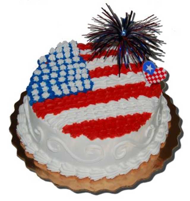 American Flag Cake