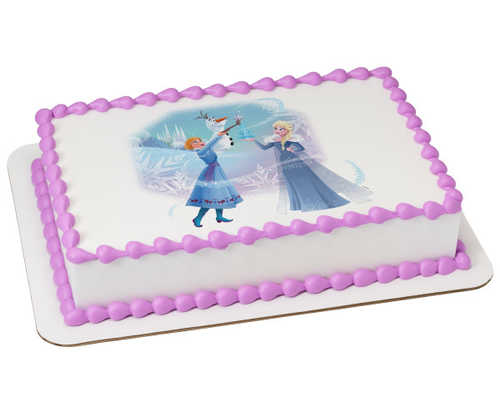 Frozen - Cozy Sweetness of Winter PhotoCake® Image