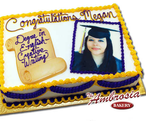 Single Layer Custom Photo Cake