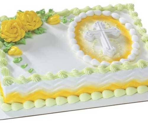 Gum Paste Ornate Cross