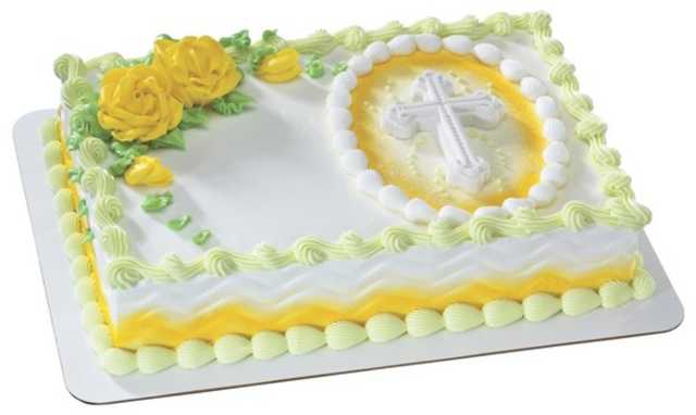 Gum Paste Ornate Cross