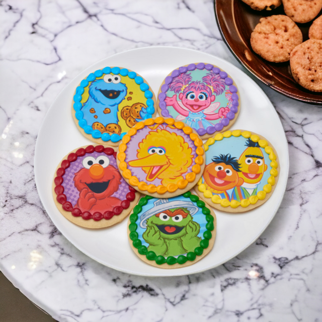 Set of 6 Sesame Street® Edible Image Cookies