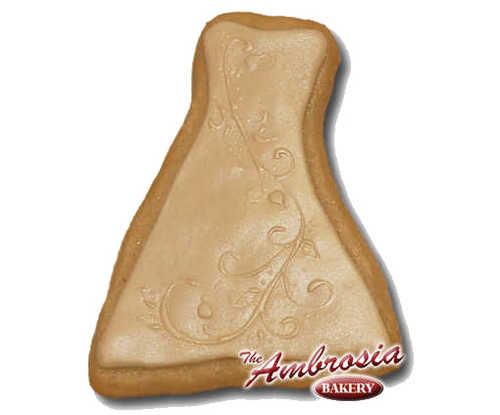 Wedding Dress #5 Cut-Out Cookie
